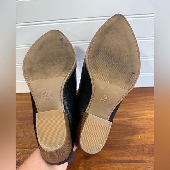 Universal Thread women’s black pointy toe heeled mule boots. Size 8 - Picture 6 of 8